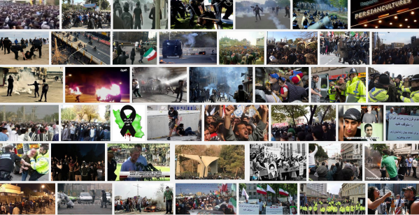 تظاهرات و درگیری در ایران
